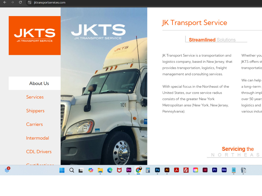 Transport Web Design