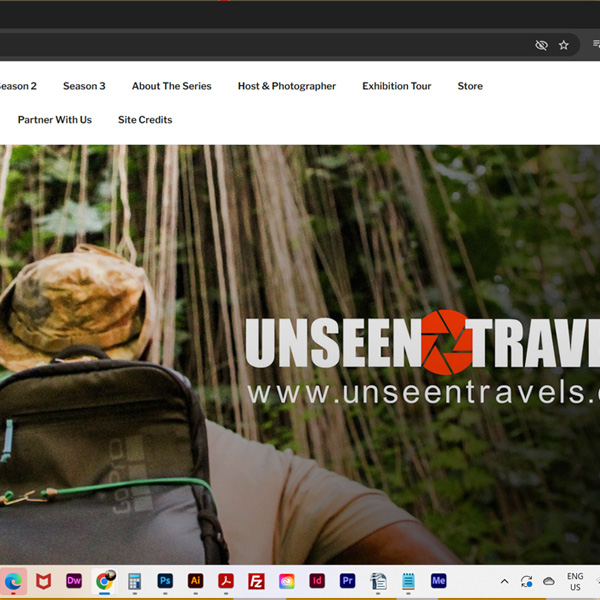 Travel web design